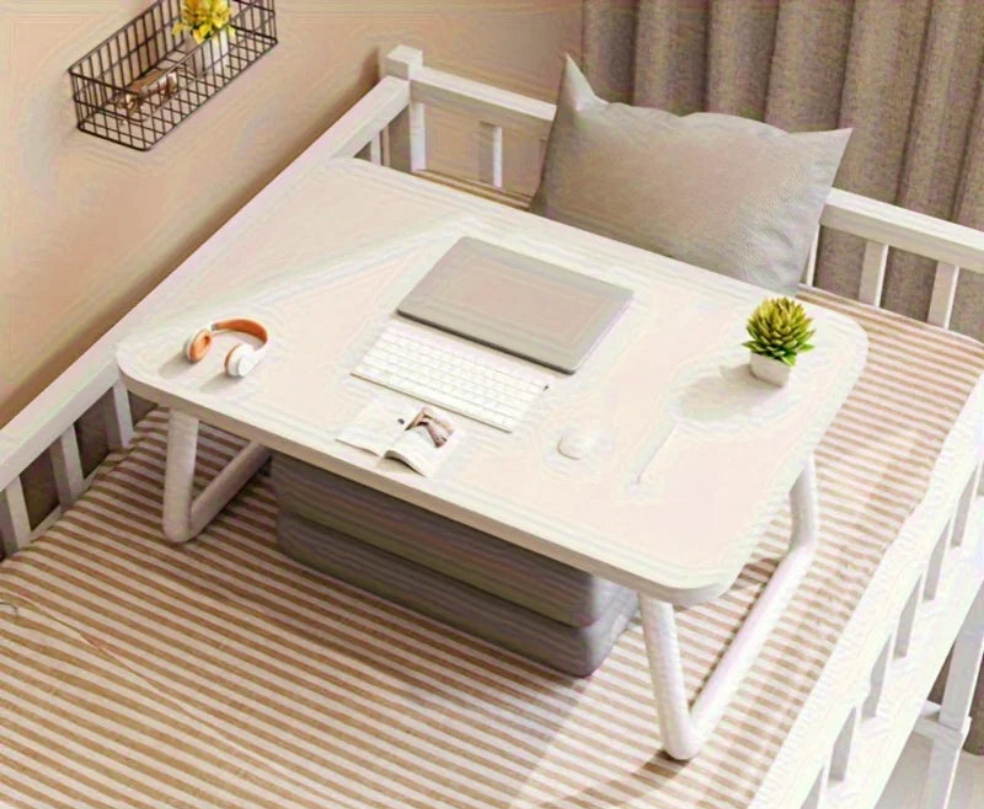 Bureau Ergonomique Portable Bambou