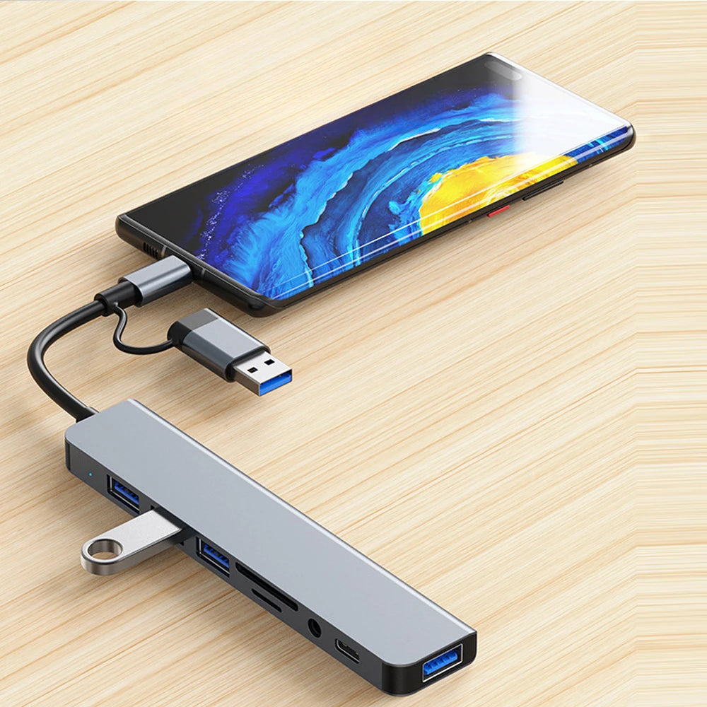 Hub USB-C 8‑en 1
