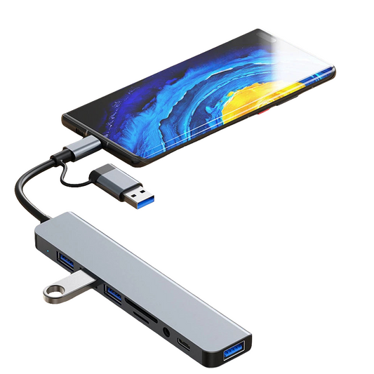Hub USB-C 8‑en 1